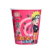 Лапша Наруто сублимированная со вкусом томленой телятины NARUTO,  стакан 61 г