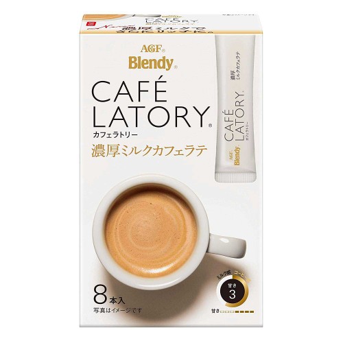 Кофе молочный растворимый AGF Latte, 8 стиков