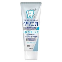 LION Зубная паста комплексного действия 'Clinica advantage' для восстановления белизны и красноты зубной эмали со вкусом освежающей мяты, туба, 130 г 