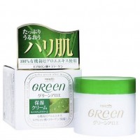 Meishoku Green Plus Aloe Moisture cream Увлажняющий крем для сухой кожи лица, 48гр