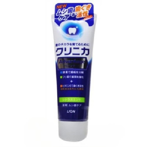 LION Зубная паста Clinica Advantage с витамином Е, вертикальная туба, 130 гр
