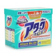 KAO Attack Bio EX Стиральный био-порошок концентрированный универсальный, 0,9 кг.