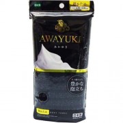 Массажная мочалка OHE AWAYUKI 'Увлажняющая пена' сверхжесткая, удлиненная, чёрная Массажная мочалка OHE AWAYUKI 'Увлажняющая пена' сверхжесткая, удлиненная, чёрная