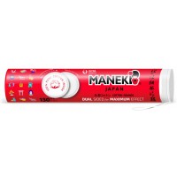 Диски ватные Maneki RED с нетканной поверхностью, 130 шт