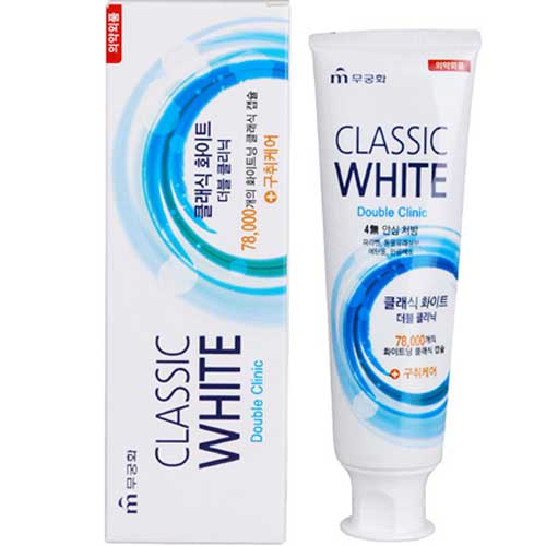 Зубная паста Classic White отбеливающая с микрогранулами, 110 г