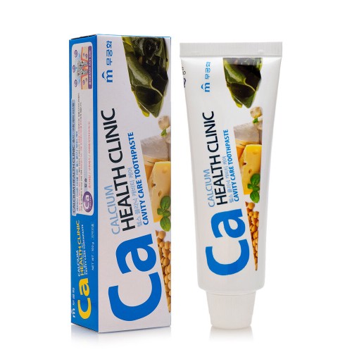Зубная паста MKH Calcium Health Clinic с кальцием для профилактики кариеса, 100 г