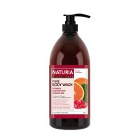 Гель для душа Naturia клюква и апельсин Pure Body Wash (Cranberry & Orange), 750 мл