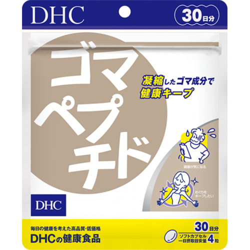 Комплекс для укрепления здоровья DHC Кунжутный пептид, 120 капсул на 30 дней