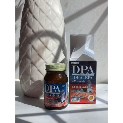 DPA+ DHA+EPA Омега-3 жирные кислоты 'ОРИХИРО', 120 капсул на 30 дней DPA+ DHA+EPA Омега-3 жирные кислоты 'ОРИХИРО', 120 капсул на 30 дней