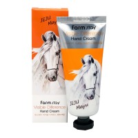 Крем для рук с лошадиным маслом FarmStay Visible Difference Horse Oil, 100 мл