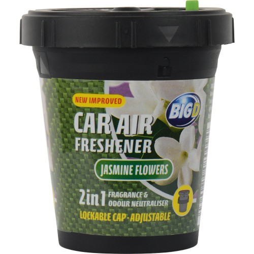 Gel Jasmine Air Freshener For Car Гелевый освежитель воздуха для автомобилей, Жасмин, 130 г