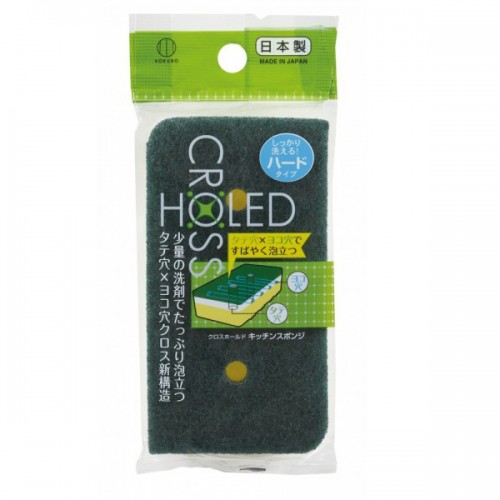 Губка кухонная KOKUBO жесткая, 165х75х40мм