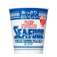 Лапша быстрого приготовления со вкусом морепродуктов Nissin, стакан