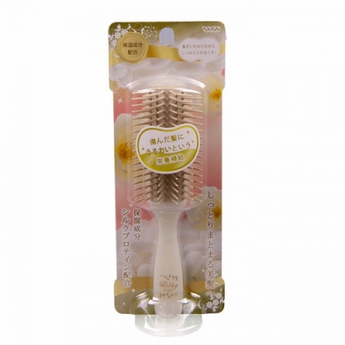 Likly brush Щетка массажная для увлажнения и придания блеска волосам с протеинами шелка (малая), 15 см