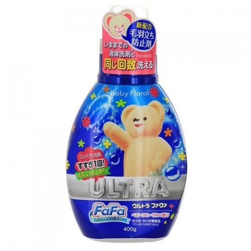 NS Жидкое мыло для стирки детского белья FaFa с цветочным ароматом, флакон, 400 мл