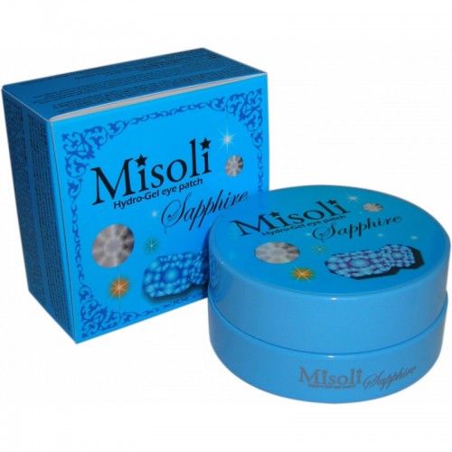 Маска для кожи вокруг глаз MISOLI с сапфировой пудрой, 60 шт