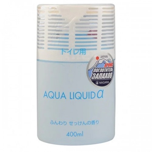 Арома-поглотитель запахов для туалета NAGARA Aqua liquid Мыло 400 мл