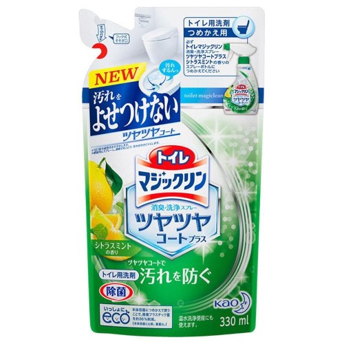 Спрей-пенка для туалета KAO Magic Clean с ароматом лимона и мяты, 330 мл