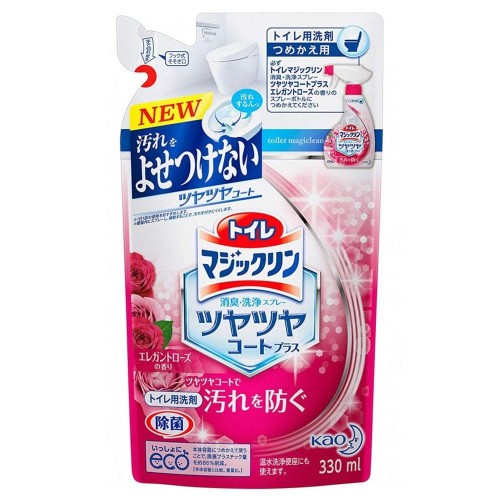 Спрей-пенка для туалета KAO Toilet Magic Clean аромат розы, 350 мл