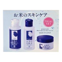 Дорожный набор средств с экстрактом риса Rice Moisture Travel set (2 вида лосьонов и крем)