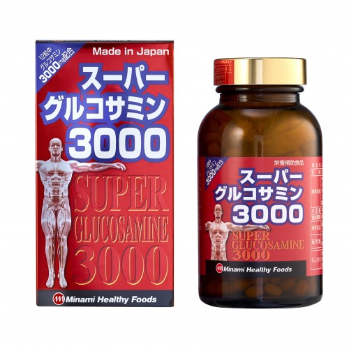 Minami Healthy Foods Супер Глюкозамин с Хондроитином 3000, 360 таблеток