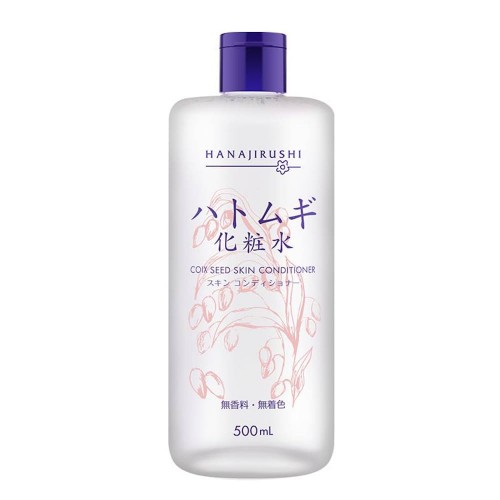 Увлажняющий кожу лосьон HANAJIRUSHI COIX SEED SKIN CONDITIONER с экстрактом коикса 500 мл.