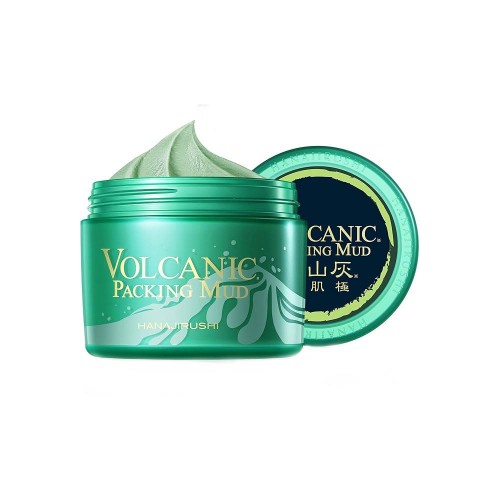 Маска для лица с глиной HANAJIRUSHI VOLCANIC PACKING MUD Face Pack 195 гр. Маска для лица с глиной HANAJIRUSHI VOLCANIC PACKING MUD Face Pack 195 гр.