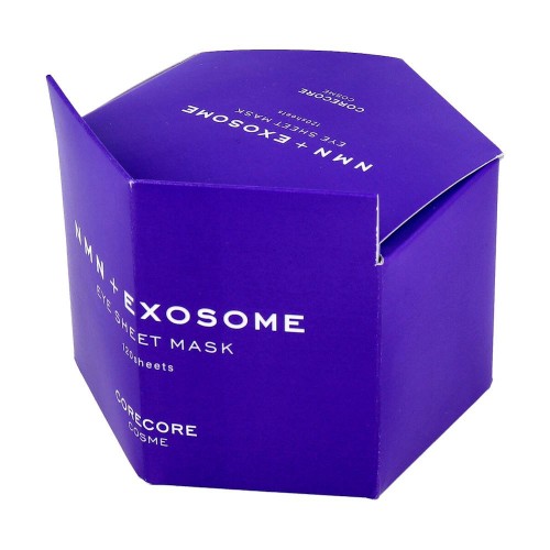Патчи CORE CORE COSME NMN+EXOSOME EYESHEET MASK для кожи вокруг глаз с NMN, экзосомами и стволовыми клетками, 120 шт. Патчи CORE CORE COSME NMN+EXOSOME EYESHEET MASK для кожи вокруг глаз с NMN, экзосомами и стволовыми клетками, 120 шт.