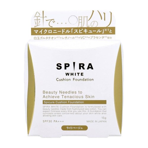 Тональный крем-кушон HAPPY BIRTH SPIRA WHITE со спикулами SPF30 PA+++, цвет: светло-бежевый 15 г Тональный крем-кушон HAPPY BIRTH SPIRA WHITE со спикулами SPF30 PA+++, цвет: светло-бежевый 15 г