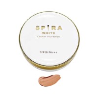 Тональный крем-кушон HAPPY BIRTH SPIRA WHITE Cushion foundation со спикулами SPF30 PA+++, цвет: натуральный бежевый 15 г