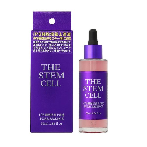 Интенсивная увлажняющая сыворотка KORJAPAN THE STEM CELL iPS PURE ESSENCE с супернатантом культуры iPS-клеток и экзосомами, 55 мл