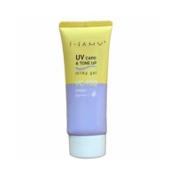 Солнцезащитный уходовый крем-санскрин STAYFREE i-samu UV Care&Tone Up Milky Gel VC-100 SPF50+, PA++++, 70 г.