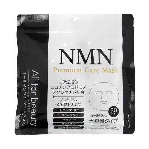 Маска тканевая для лица MDSKIN LABO NMN Premium SHIN FACTORY с никотинамидом, гиалуроновой кислотой, 30 шт.