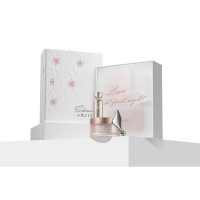 Набор для ухода вокруг глаз с массажной плиткой AXXZIA BEAUTY EYES Eye Care Set Sakura (3 предмета)