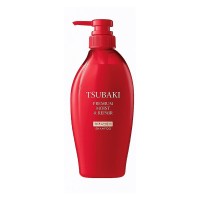 Shiseido Tsubaki Premium Moist Увлажняющий шампунь для волос с маслом камелии 450 мл