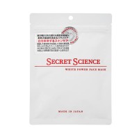 KOR JAPAN SECRET SCIENCE WHITE POWER FACE MASK Антивозрастная осветляющая маска для лица, 10 шт