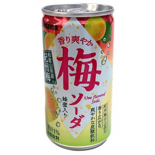 Напиток газированный с японской сливой Умэ Sangaria, 190 г