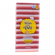 Antibacterial 3 fold Soft Scrubber Губка для мытья посуды трехслойная, жесткий верхний слой с абразивными волокнами, 10шт/уп Antibacterial 3 fold Soft Scrubber Губка для мытья посуды трехслойная, жесткий верхний слой с абразивными волокнами, 10шт/уп