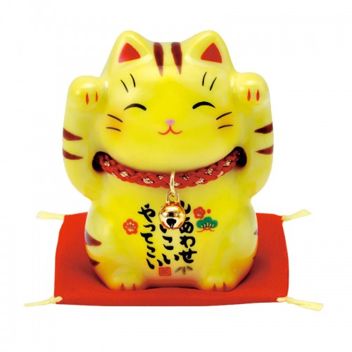 CHUGAI TOEN Yakushigama Статуэтка сувенирная Манэки-нэко, 6см