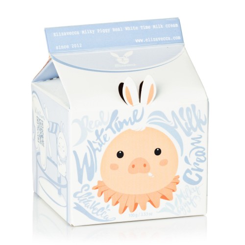 Elizavecca Осветляющий крем для лица и тела с козьим молоком 100мл