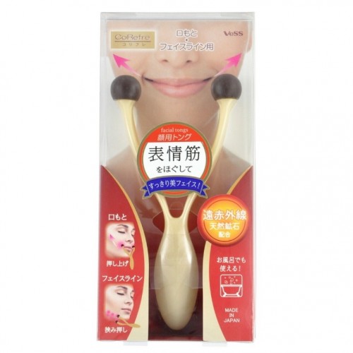 Face massager Массажер для расслабления лицевых мышц и точечного массажа, с древесным углем
