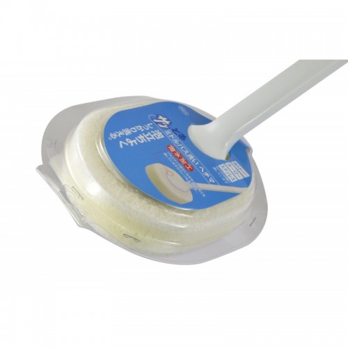 Губка для ванной (овальная, ручка 35см) Губка для ванной (овальная, ручка 35см)