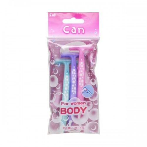 Одноразовый женский бритвенный станок с одним лезвием 3 шт Специальное защитное покрытие в виде зубчиков по краю лезвия уменьшает раздражение.