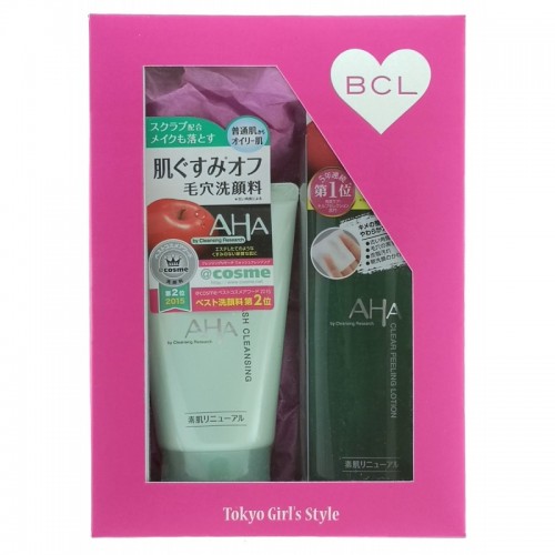 Подарочный набор BCL Cleansing research 'Очищение и увлажнение': пена-скраб + очищающе-увлажняющий лосьон