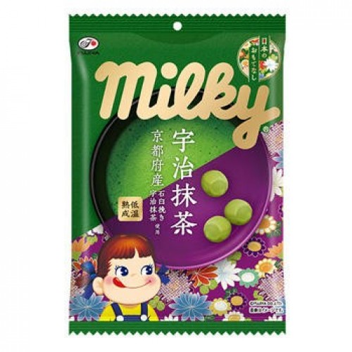 Мягкая карамель Milky Fujiya с чаем матча, 80 г