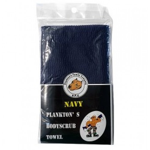 Массажная мочалка Aisen Army Plankton's сверхжесткая, темно-синяя