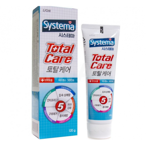 Зубная паста CJ LION Systema комплексная защита, 120 г