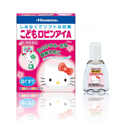 Детские капли для глаз от воспаления Hello Kitty