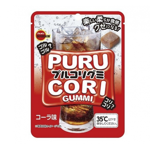 Жевательный мармелад Fettuccine Gummi Bourbon, вкус колы 50 г