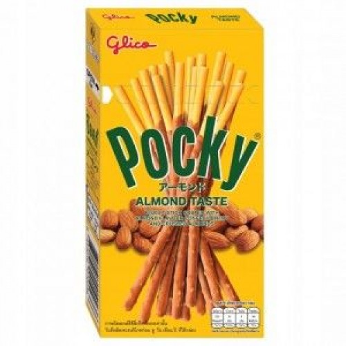 Палочки POCKY Миндаль в молочном шоколаде, 43,5 г